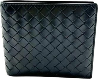 Bottega Veneta Pre-owned Wallets, male, Blue, Size: ONE SIZE Pre-owned Vintage Wallet (bi-fold)