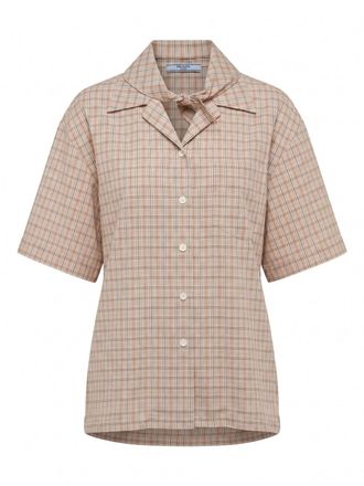 Prada Madras Print Shirt