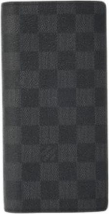Louis Vuitton Pre-owned Wallets, male, Black, Size: ONE SIZE Pre-owned Damier Graphite Long Wallet (bi-fold)