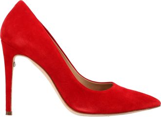 Ferragamo Pre-owned Womens Pointed Toe Pumps in Red Suede - Size UK 5