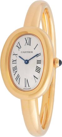 Cartier Baignoire (Size 15) Silvered Dial Ladies Watch WGBA0024
