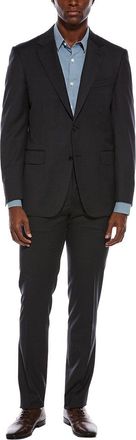 Canali 2Pc Wool Suit With Flat Front Pant