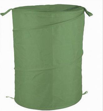 Trade Shop Trade Shop - Cesto Contenitore Porta Biancheria Bucato Giochi Pieghevole 42x50 Cm Verde 79852