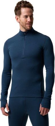 Backcountry Cedars Rws Merino Mid-Wt Baselayer 1/4-Zip Top - Mens in Midnight Blue at Nordstrom, Size Xx-Large