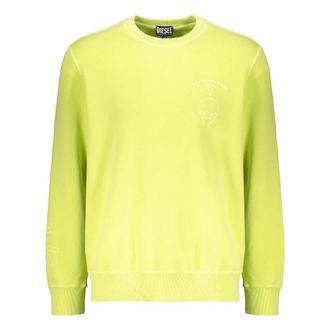 Diesel Sweatshirts, male, Green, Size: XL Long-sleeve Sweatshirt