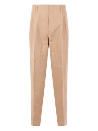 Brunello Cucinelli pleated button trousers - Neutrals