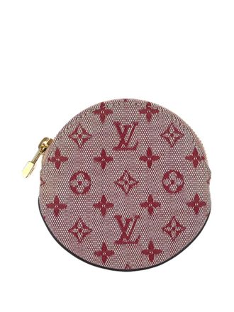 Louis Vuitton 2003 Monogram Porte Monnaie coin purse - women - Leather/Canvas - One Size - Red