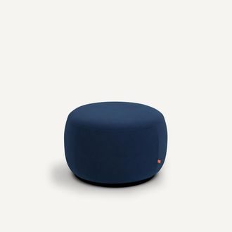 AM.PM XL poef, in fluweel, Rosebury, ontwerp door Emmanuel Gallina