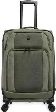 SwissGear Travel Gear SW3460 24-Inch Softside Spinner Luggage in Olive Green at Nordstrom Rack