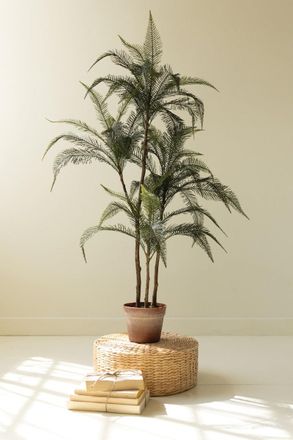 Kalalou Artificial 46 Fern In Plastic Pot