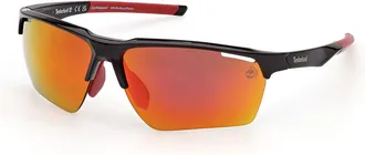 Timberland TB00068 Polarized 01D Mens Sunglasses Black Size 68