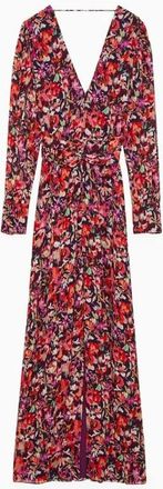 Patrizia Pepe Viscose Jurk - Dames - Maxi kleedjes - Veelkleurig - S - Kleedjes