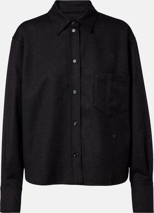 Victoria Beckham Ellys wool flannel shirt
