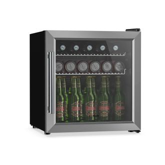 Klarstein Klarstein Nevera Para Bebidas Beersafe Con Puerta De Cristal 44 X 48 Cm Iluminaci&oacute;n Interior Led Plata