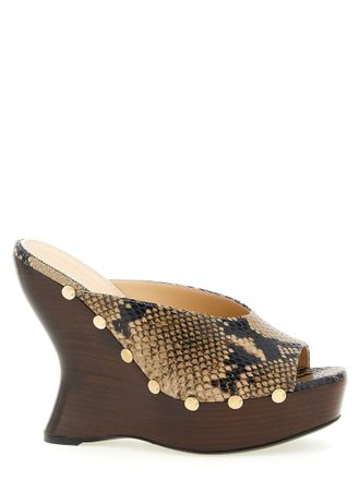 Magda Butrym Calfskin Wedge Womens Sandals