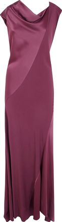 Alberta Ferretti Dress Long Enver Satin