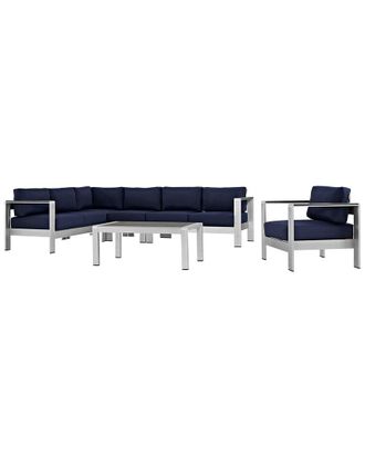 ModWay Shore 6-Piece Outdoor Patio Sectional Sofa Set