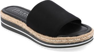 Journee Collection Women & apos;s Rosey Medium and Wide Width Espadrille Sandals