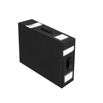 OEM Organizador De Hojas, Caja De Almacenamiento De Hojas De Gran Capacidad Con Asa - Negro