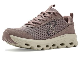 Skechers Glide Step Sole Womens Shoes Dark Mauve : 7.5 B - Medium, Textile