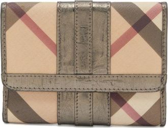 Burberry Portafoglio a quadri - Toni neutri
