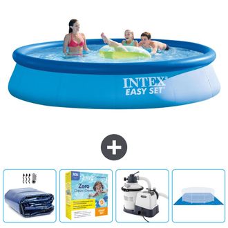 Intex Piscina Easy Set Redonda - 396x84 Cm - 7-piezas Scb66