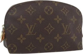 Louis Vuitton Pre-owned Vintage Canvas Tas - Dames - Vintage Tassen - Bruin - ONE Size - Vintage