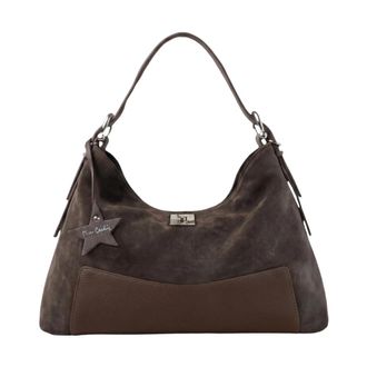 Pierre Cardin Erisma Lux Schoudertas - Dames - Schoudertassen - Bruin - ONE Size - Leer - Tassen