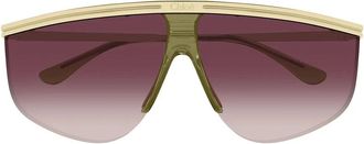 Chlo&eacute; Sunglasses Ch0415 S 002 Gold/Burgundy Gradient Womens