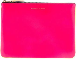 Comme Des Gar&ccedil;ons Leren Pouch - Dames - Tassen - Veelkleurig - Maat: ONE Size Leer