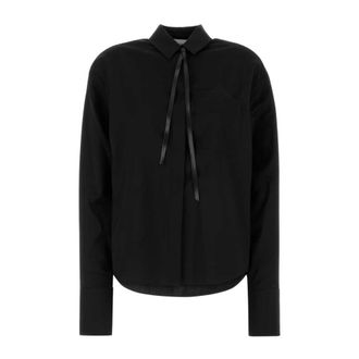 Sportmax Sportmax, Shirts, female, Black, Size: 3XS Mappa Shirt