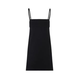 Sportmax Fitted Mini Dress With Adjustable Spaghetti Straps