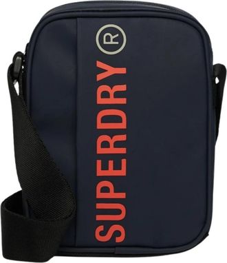 Superdry Tarp Schoudertas voor Camera Blauw - Dames - Schoudertassen - Blauw - ONE Size - Tassen