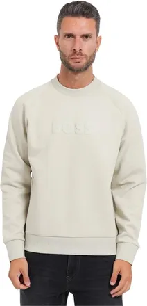 HUGO BOSS Uomo, Felpe, Beige, XL, new