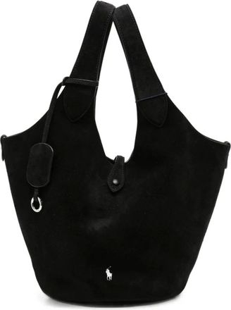 Ralph Lauren Dames, Tassen, Zwart, Maat: ONE Size Su&egrave;de