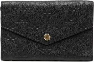 Louis Vuitton Pre-owned Wallets, female, Black, Size: ONE SIZE Pre-owned Leather Wallet