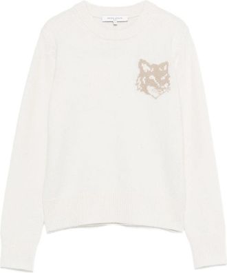 Maison Kitsuné Maglioni Bianco-Donna