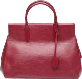 Louis Vuitton Tweedehands leren Louis Vuitton tassen - Dames - Vintage Handtas - Rood - ONE Size - Vintage