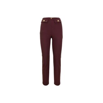 Elisabetta Franchi Mujer, Pantalones, Rojo, Talla: S