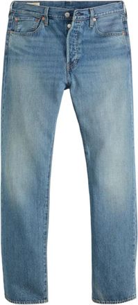 Levi's 501 Original Jeans - Heren - Slim Fit Jeans - Blauw - W32 L30 - Katoen - Jeans