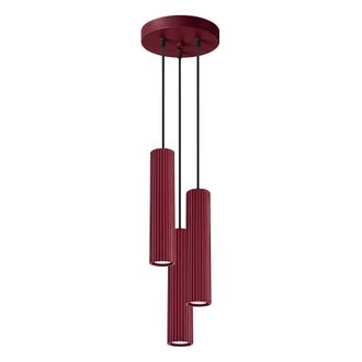 Sollux Lighting L&aacute;mpara colgantes borgo&ntilde;a aluminio alt. 108 cm