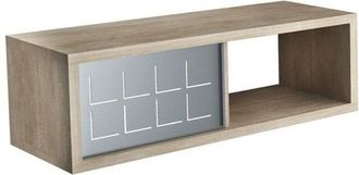 Terraneo Terraneo Mobile da parete con anta in ferro Fissaggio incluso ruggine 60x25x20 Made in Italy