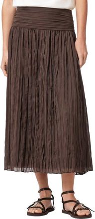 AllSaints Asal Midi Skirt in Bitter Brown at Nordstrom, Size 10