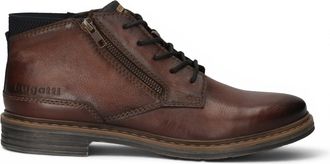 Bugatti Mens Brown Leather Lace-up Chukka Ankle Boots - Rigalo Evo C30