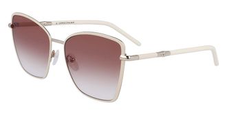 Longchamp LO2715 108 Womens Sunglasses White Size 58