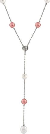 Splendid Pearls Silver 7mm Pearl Pendant