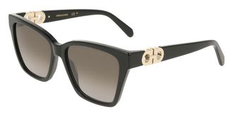 Ferragamo SF2110S 001 Womens Sunglasses Black Size 57