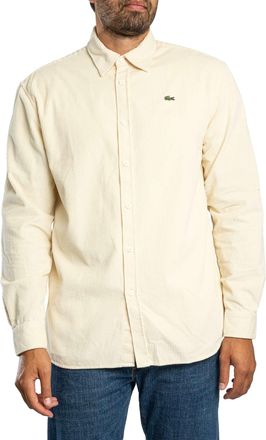 Lacoste Casual Overhemd, Beige