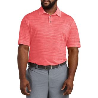 Reebok Big & Tall Performance Space-Dyed Polo Shirt in Sunset Coral at Nordstrom, Size Xx-Large