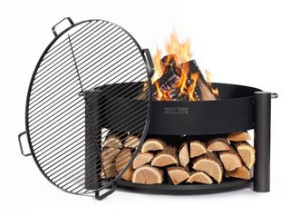 Cook King Kit De Brasero De Jard&iacute;n montana De 80 Cm Con Parrilla De 80 Cm Con 4 Mangos